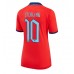 England Raheem Sterling #10 Borta matchtröja Dam VM 2022 Kortärmad Billigt
